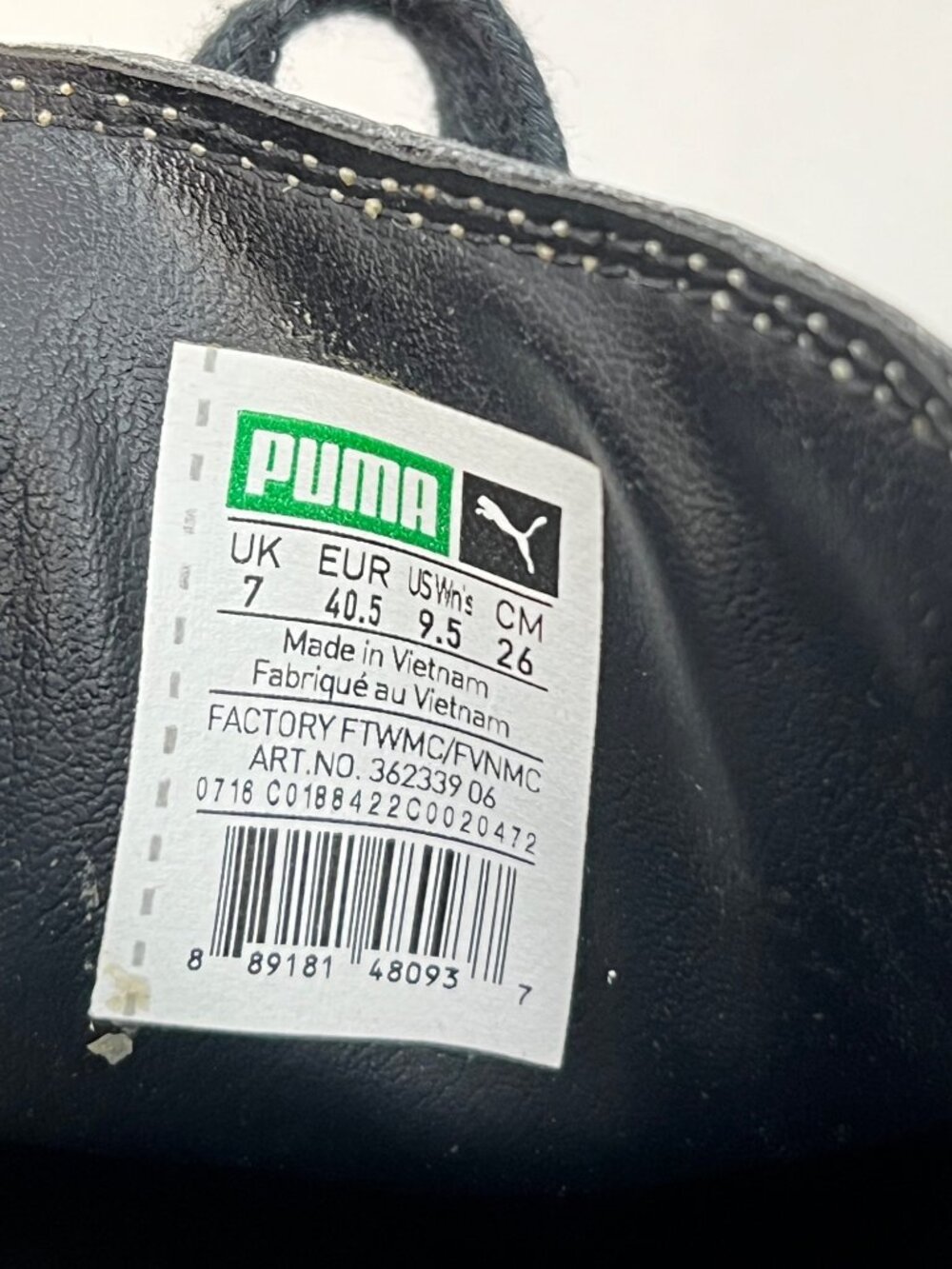 Puma Women’s Metallic Silver Sneakers Silver/Black Size 9.5 - Picture 8 of 8